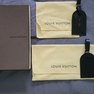 Louis Vuitton luggage tags